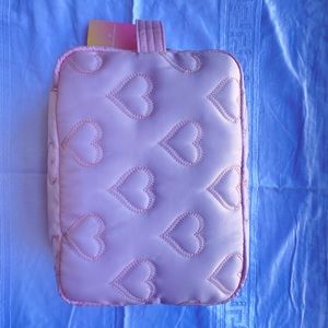 Stoney Clover Lane x Target pink Heart Quilted Large Pouch